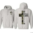 thumbnail image 4 of A Lot Can Happen in 3 Days Hoodie – Christian Cross Camo Sweatshirt with Matthew 28:6 Scripture, Inspirational Faith Hoodie for Men & Women, Easter & Everyday Christian Gift, 4 of 6