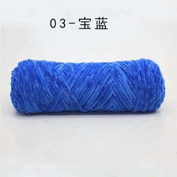 Namzi Soft Yarn for Crocheting, 1 roll Baby Blue Chenille Yarn - High-Quality Crochet Yarn, Ultra-Soft & Easy to Work with, Ideal for Beginners & Enthusiasts, Perfect for Scarves, Blankets & Crafts