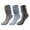 Gray, variant on Comfortable Compression Socks for Women Stockings Winter Solid Color Warm Bubble Socks Extra Long Tight Knitted Pile Socks
