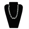 thumbnail image 2 of 2x Negro Tablero de La Collar Pendiente Exhibición de La Joyería Busto Stand Exhibición Tienda Minorista Jewlery Holder Sharpla Exhibición del colgante del collar, 2 of 7