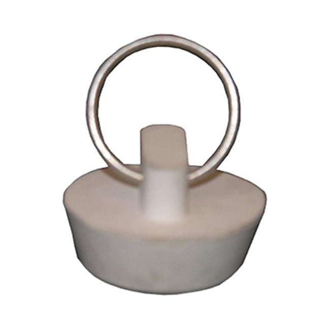 023203 White Hollow Rubber Sink Stopper Pack Of 6