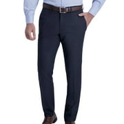 Kenneth Cole Mens Dress Pant 34X32 Windowpane Slim-Fit Stretch Blue 34