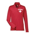 thumbnail image 2 of LIFEGUARD Officially Licensed Mens 1/4 Quarter Zip Active Performance Long Sleeve Shirt (XL) Red, 2 of 6