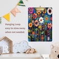 thumbnail image 4 of FORMRS Acrylic Clipboard with Low Profile Clip Standard A4 Letter Size, 12.5" x 9", Blue Colorful Flowers, 4 of 8