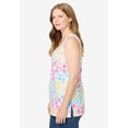 thumbnail image 3 of Woman Within Plus Size Perfect Printed Scoopneck Tank, 3 of 6