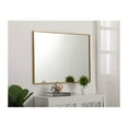 thumbnail image 2 of Metal frame rectangle mirror 27 inch in Sliver, 2 of 4