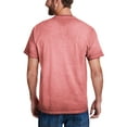 thumbnail image 2 of Ma Croix Mens Short Sleeve Vintage Crewneck Tee Soft Faded Oil Washed T Shirt, 2 of 6