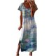 thumbnail image 1 of Vestido largo con estampado floral bohemio para mujer Fridja  qw1362, 1 of 5
