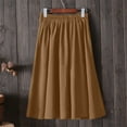 thumbnail image 3 of Skirts For Women Long Skirts For Women Bohemian Skirts Womens Skirts Ankle Length Womens Skirts Plus Size Disposable Table Skirts Skirt Plaid Leather Mini Skirt Toddler Skirt Hoop Skirt for Girls, 3 of 3