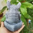 thumbnail image 3 of Escultura Artística Perro Bonita Estatua Bulldog Francés para Patio Y Jardín Al Aire Libre, 3 of 9