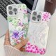 thumbnail image 4 of For iPhone 16 Pro Max Case Electroplated IMD TPU PC Phone Back Cover with Glass Lens Film - FL12, 4 of 5