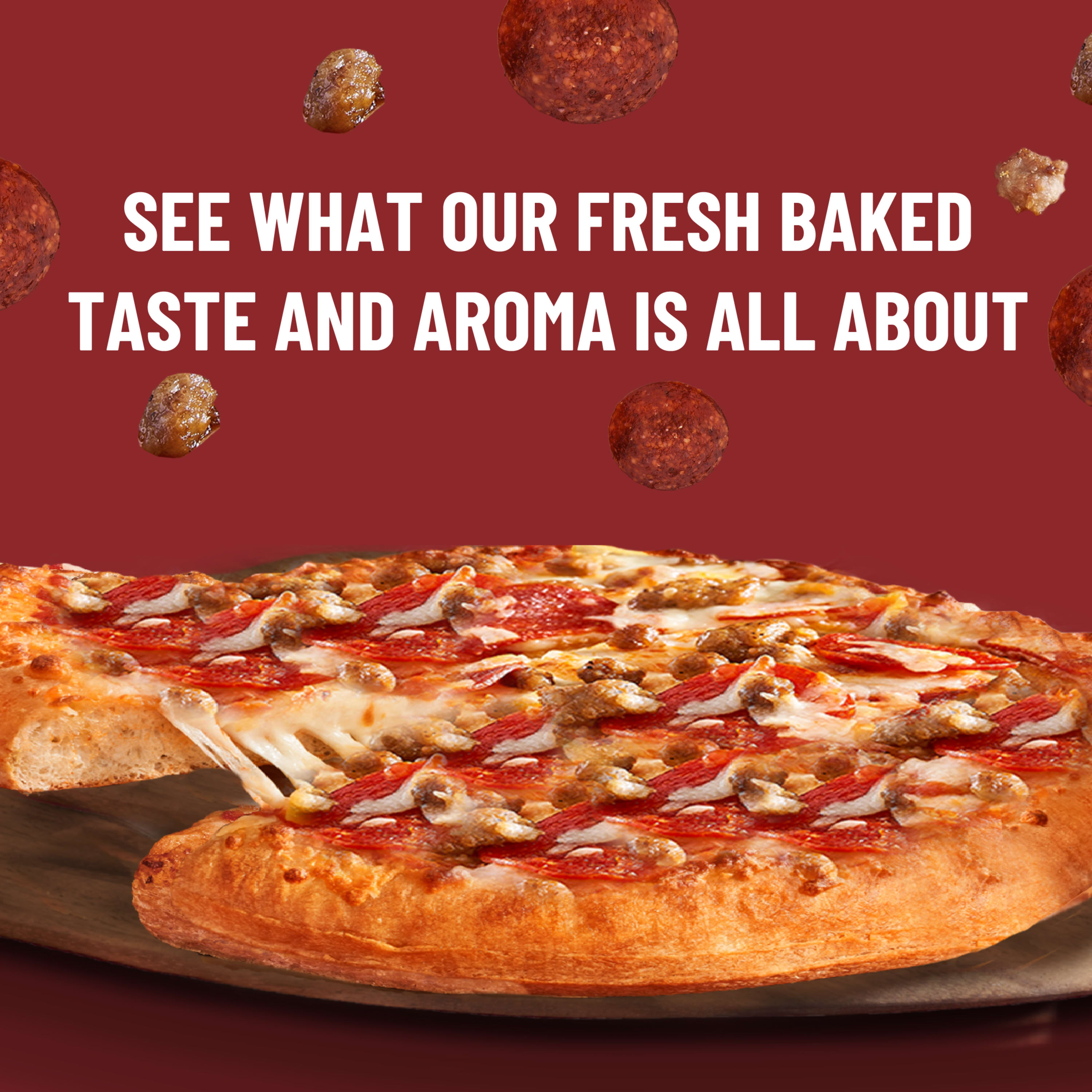 DiGiorno Frozen Pizza, Three Meat Rising Crust Pizza with Marinara Sauce, 29.8 oz (Frozen) - image 5 of 9
