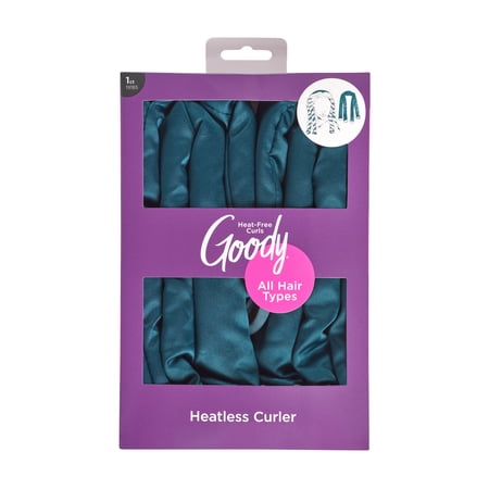 Goody Octocurler Heatless Hair Curler, Teal, Frizz-Fighting, Damage-Free, Ouchless Hold, for All Hair Types, 1 Count