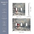 thumbnail image 3 of Switch Panel 4.48x6.37In Switch Plate Wall Panel Living Room Kitchen Bedroom Study Switch Panel Stylish Decoration Christmas Tree and Snowman, 3 of 8