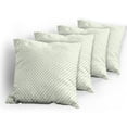 thumbnail image 5 of Ambesonne Green Throw Pillow Cover 4 Pack, Vintage Retro Polka Dots, 24", Pale Green and White, 5 of 7