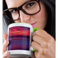 thumbnail image 2 of 3dRose, USA, New Jersey, Cape May. Sunrise on ocean shore - US31 BJA0013 - Jaynes Gallery, 11oz Two-Tone Green Mug, 2 of 7