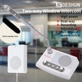 thumbnail image 2 of Window Intercom DESHUN DS-989 Full Duplex con micrófono inalámbrico, 2 of 9