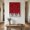 Red, variant on Ships Next Day Canvas Wall Art 12"x12",Black Geometric Wood Framed Canvas Print Painting,Modern Abstract Art Key Greek Design Ready to Hang Small Picture Wall Decor for Kitchen Dining Room Office