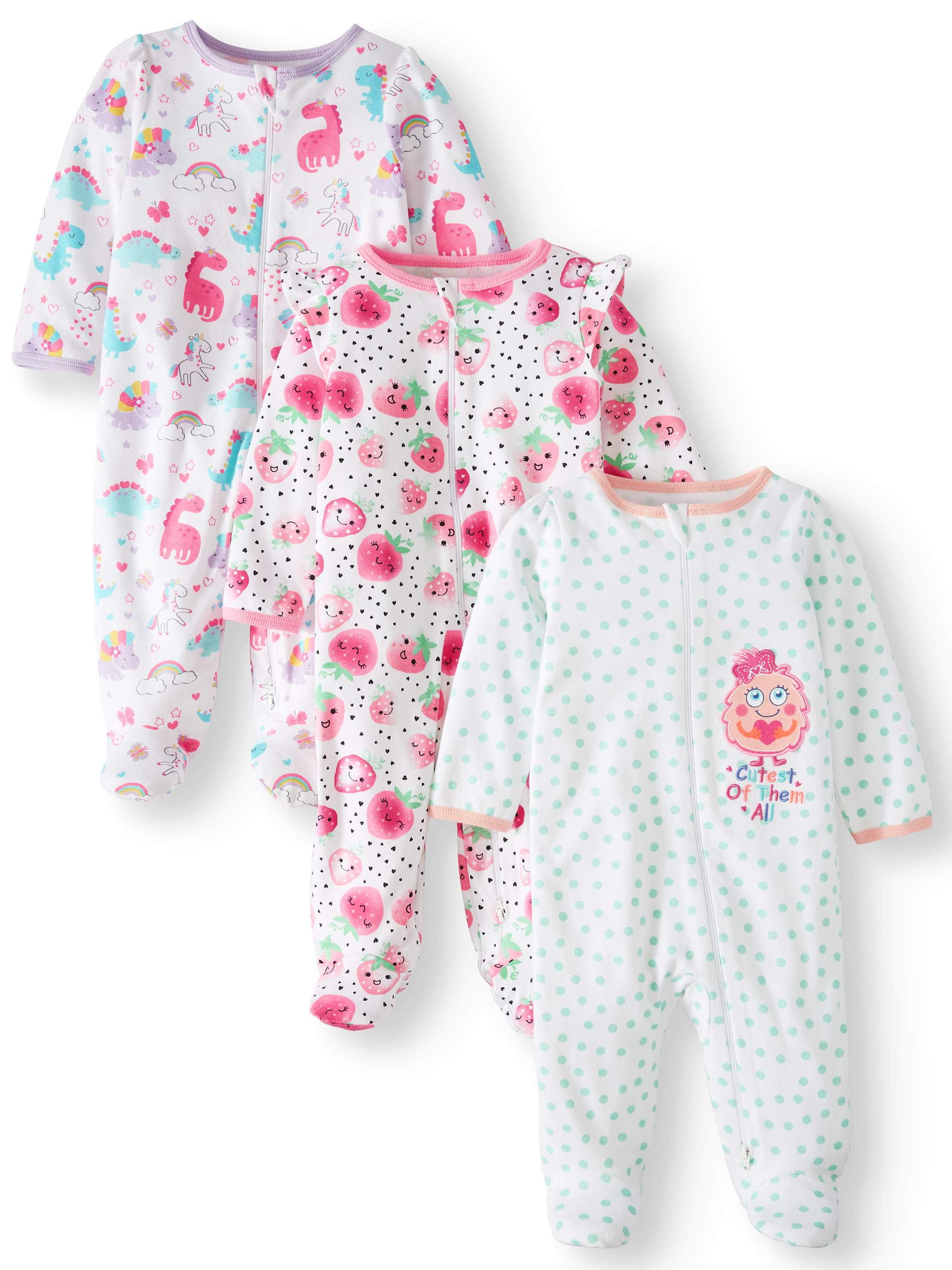 inverted zipper baby pajamas