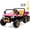 Pink, variant on Historyli 24V 4WD Ride on Dump Truck,All Terrain 2-Seater 6-Wheel UTV with Parent Remote Control for Ages 3-8,Electric Dump Bed & Shovel,Bluetooth Music,LED Headlights,Pink