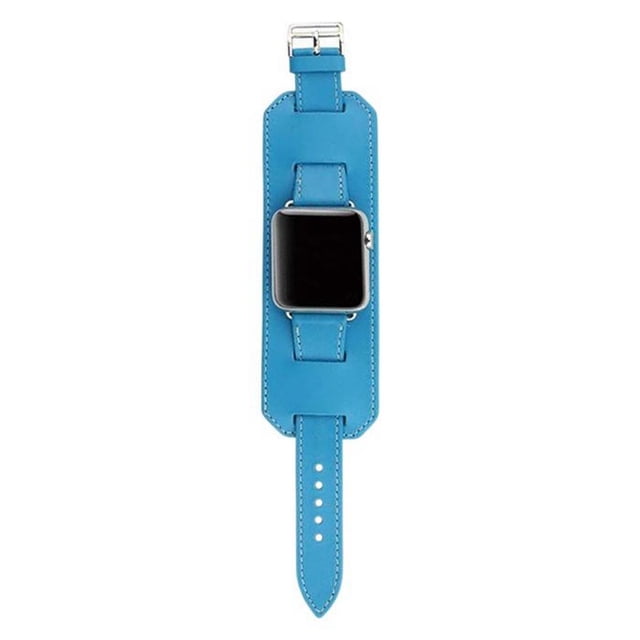 Extensible Practico a S123456SE Cuff Collection 42/44/45mm ML Blue/Azul 123456SE789 Cuero/Piel