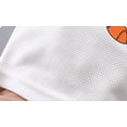 thumbnail image 6 of XUELUO Toddler Boys Casual Outfit Sets Kids Sports Shorts Sets ss Tracksuit 2 Piece Basketball Performance Tank Shirt Top And Mesh Shorts Set Clothing Daily-Wear, 6 of 8