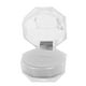 thumbnail image 5 of Caja de cristal Acrílico transparente para 20 piezas Zulema soporte de Caja de joyería para exhibición de almacenamiento de pendientes Blanco, 5 of 8