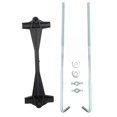 thumbnail image 1 of 7in Battery Clamp 10in Hold Down Bolts Nuts Kit J Hook Universal Automobile Accessories, 1 of 5