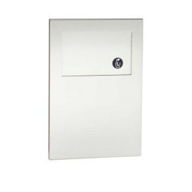 Bobrick B35303 Trimline Recessed Sanitary Napkin Disposal Stainless