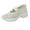 Beige, variant on Womens Slip-On Walking Shoes Summer Breathable Mesh Shoes Running Shopping Flat Comfort Wedge Platform Loafers Casual Shoes Women's Hollow Out Wedge Sport Shoes