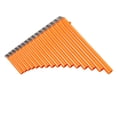 thumbnail image 1 of Flute 16 Pipes Panpipe Music Wind Instrument &Bag for Beginners Student，Gift Idea For Beginner Musician, 1 of 5