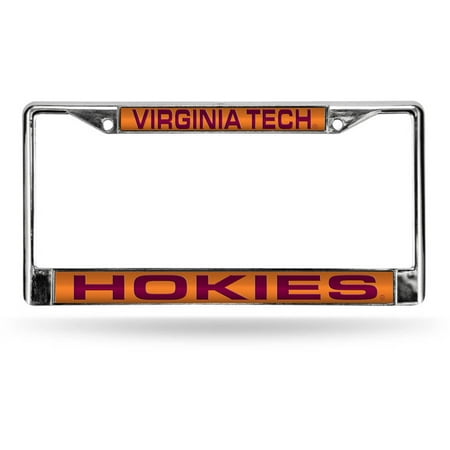 NCAA Virginia Tech Chrome Laser License Plate Frame