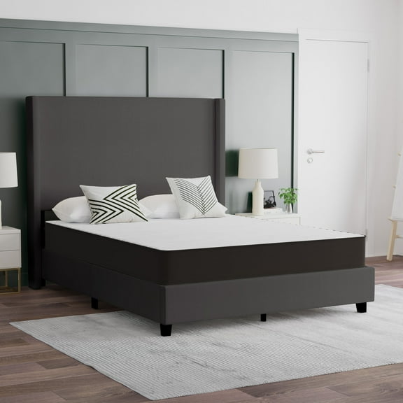 Emma Oliver 10 Inch Hybrid Pocket Spring Mattress, Full Mattress in a Box