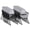 Grey, variant on Romig Pulse Flexible High Back with Padded Fabric Seat Nesting Chair (4 pack)- Grey