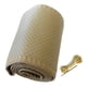 thumbnail image 1 of Funda universal para volante de coche, cosida a mano, de piel de microfibra perforada, para volante de 38 cm de diámetro, color beige, 1 of 1
