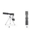 thumbnail image 3 of Moyic Monocular 10-300X Aumento Vista nocturna Telescopio de un solo tubo para exteriores Foto Alcance óptico de plástico sin trípode Electrónica No.02, 3 of 8