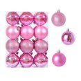 thumbnail image 3 of Staron 24Pcs Pink Christmas Ornaments, Mini Christmas Balls Ornaments 30mm/1.18" Small Christmas Balls Shatterproof Christmas Ornaments Hanging Ball for Xmas Tree Christmas Tree Decorations, 3 of 3