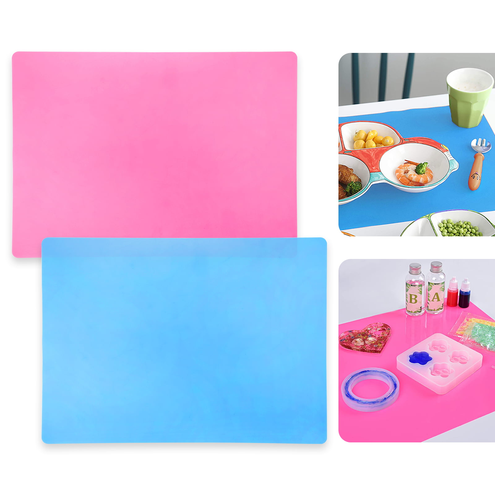 Multifunctional Safe Silicone Mat Crafts Resin DIY Clay Mat for Jewelry Casting