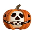 thumbnail image 1 of Mom's Best Letreros de mesa de Halloween con cara de fantasma de calabaza, 1 of 9