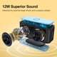 thumbnail image 2 of DOSS Altavoz Bluetooth, SoundBox Touch Altavoz inalámbrico portátil con sonido y graves HD de 12 W, resistente al agua IPX5, tiempo de reproducción de 20 horas, control táctil, manos libres, altavoz p, 2 of 5