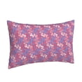 thumbnail image 2 of YFYANG Super Soft Rectangular Plush Cushion Cover (Without Pillow Insert), Red Wavy Line Texture Comfort and Non-Pilling Hidden Zip Bedroom Sofa Pillowcases, 20"x30", 2 of 9