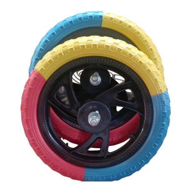 2 ruedas de espuma de 12 pulgadas para bicicleta de equilibrio para niños, accesorios de reparación, piezas sólidas sin aire Estilo B