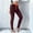 Orange, variant on Yoga Leggings for Women, High Waist Elastic Drawstring Slim Trousers, Side Striped Casual Jogger Gym Sport Pants