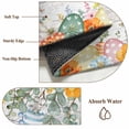 thumbnail image 6 of Entryway Rug 2'x3', Easter Small Rug for Kitchen Bathroom Door Mat Indoor Entrance, Spring Eggs Eucalyptus Leaves Wooden Grain Non-Slip Area Rugs Floor Mats Carpet Front Door Rugs, 6 of 8