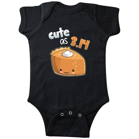 

Inktastic Cute as 3.14 Pi Day Pumpkin Pie Pun Gift Baby Boy or Baby Girl Bodysuit