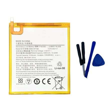 SWD-WT-N8 Tablet Replacement Battery For Galaxy Tab A 8.0 2019 SM-T290 SM-T295 with Free Tools