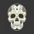 thumbnail image 2 of Atelier B Art Studio 12x12 Black Ornate Wood Framed with Double Matting Museum Art Print Titled - Mexican Sugar Skull Art, 2 of 4