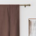 thumbnail image 6 of CUH Brown Blackout Roman Curtains for Kids Bedroom Thermal Insulated Curtains Rod Pocket Tie Up Shade Curtains 1-Panel for Small Windows Bathroom Kitchen (46 x 54 Inches Long), 6 of 7