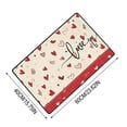thumbnail image 3 of AYktou Valentine's Day Welcome Door Mats, 23.6×15.8 Inch Non-Slip Bathroom Rugs Decorations Indoor Outdoor Entrance Mats Front Door Carpet Washable Floor Rugs Wedding Anniversary Home Decor Rugs, 3 of 7