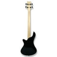 thumbnail image 4 of 4 String Black Fretless Electric Bass, Bolt-on Maple Neck, Poplar Body, 4 of 4